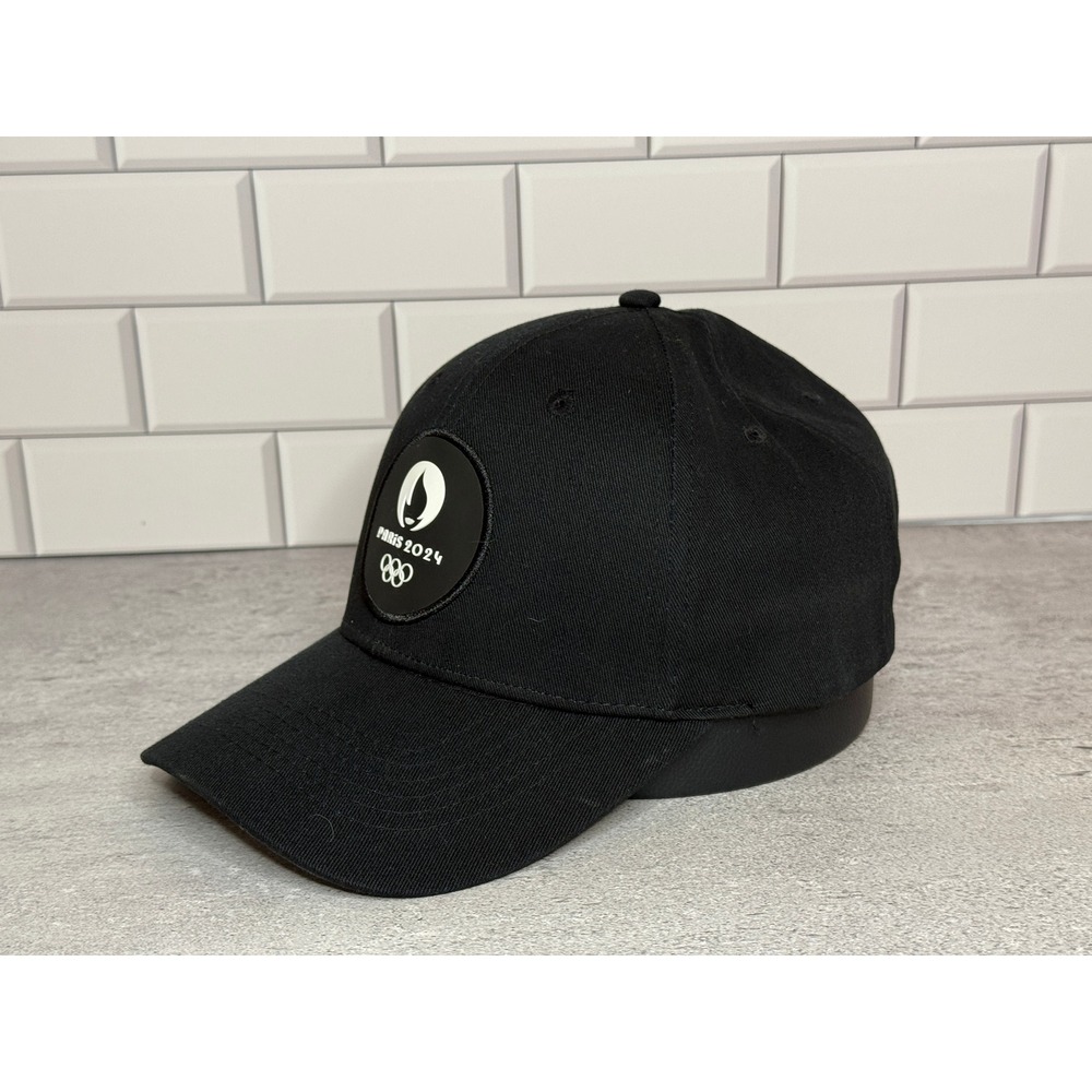Official Paris 2024 Olympic Games‎ Baseball Cap Black Adjustable Hat Logo Hat